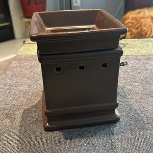 Scentsy Square Brown Full Size - Retired Discontinued Warmer